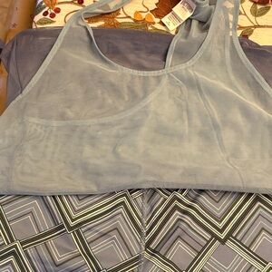 Blue and Gray workout set